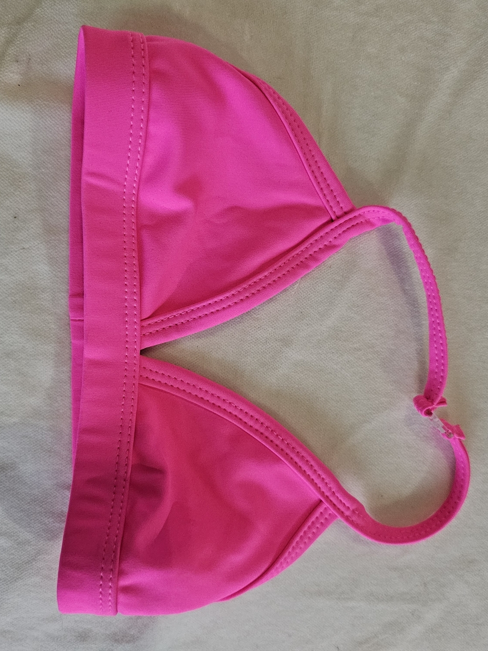 Girls' Bright Pink Triangle Dance Top